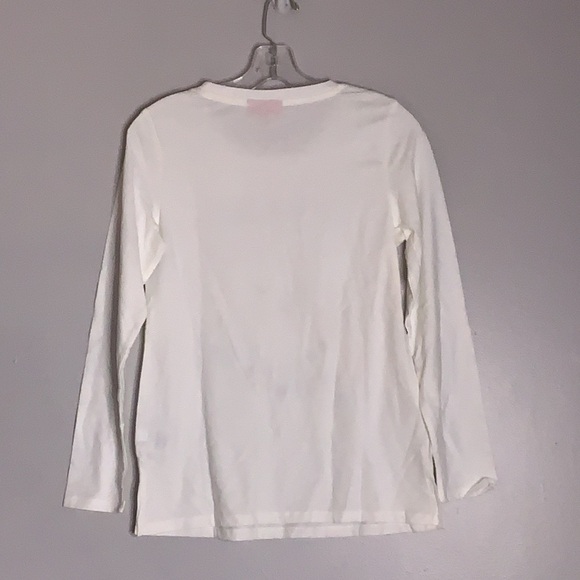 Macy’s Family Mama Llama graphic t-shirt relaxed long sleeve white nwot xs - Picture 4 of 6